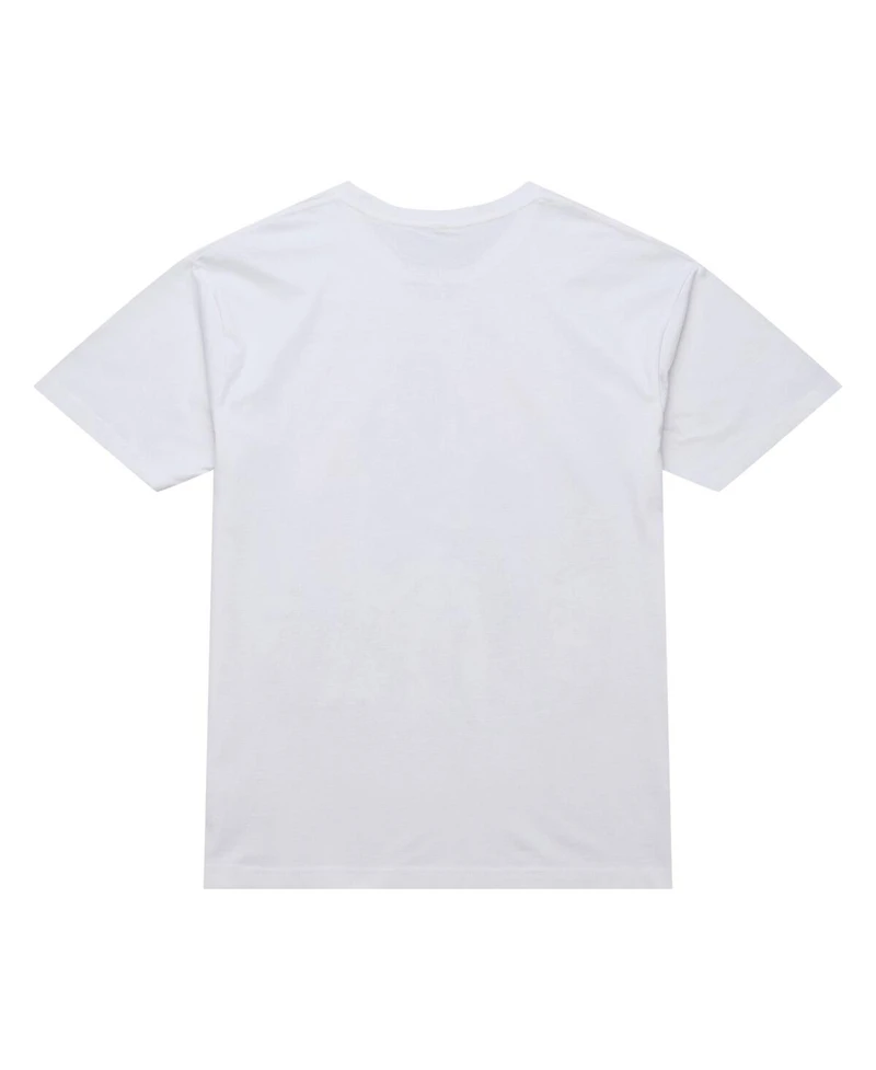 Mitchell & Ness Men's Allen Iverson White Philadelphia 76ers Hardwood Classics Chalked Up T-Shirt