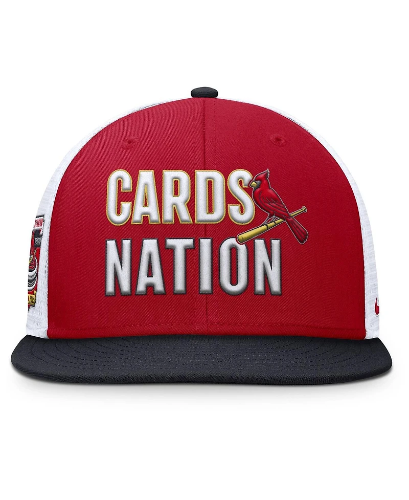 Nike Men's Red St. Louis Cardinals Pro Trucker Snapback Hat