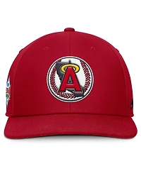 Nike Men's Red California Angels Pro Performance Snapback Hat