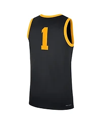 Nike Men's 1 Black Iowa Hawkeyes Road Replica Jersey