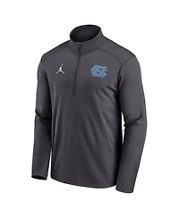 Jordan Men's Anthracite North Carolina Tar Heels Primetime Pacer Performance Half-Zip Top