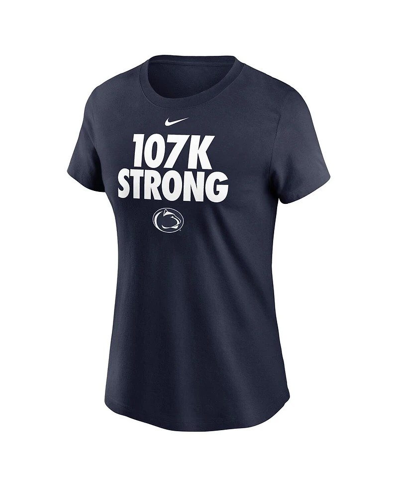 Nike Women's Navy Penn State Nittany Lions Local Ultimate Chant T-Shirt