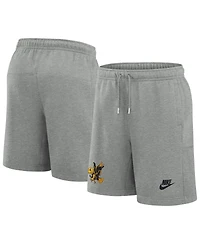 Nike Men's Heather Gray Iowa Hawkeyes Legacy Fleece Essential Shorts