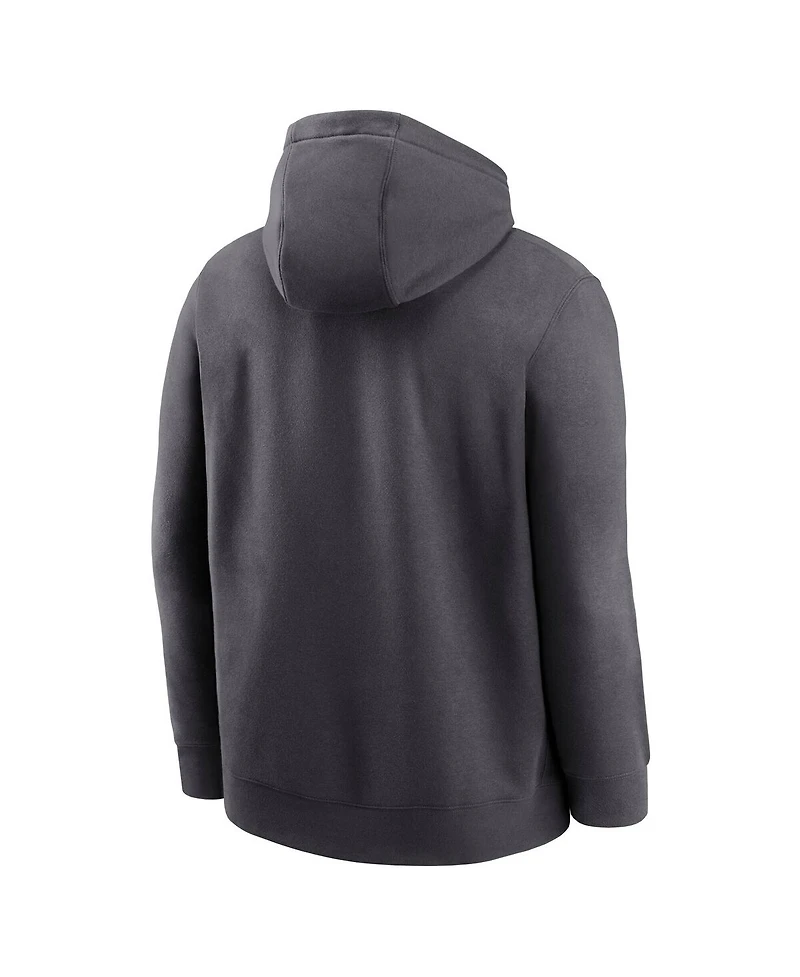 Nike Men's Anthracite Florida State Seminoles Primetime Club Fleece Pullover Hoodie