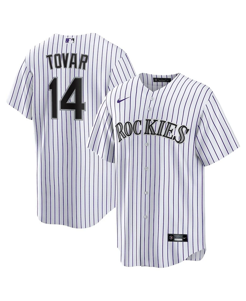 Nike Men's Ezequiel Tovar White Colorado Rockies Home Replica Jersey