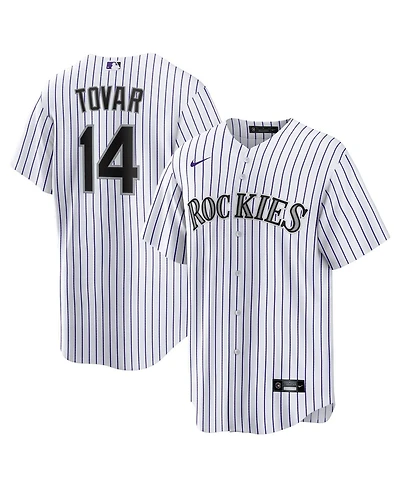 Nike Men's Ezequiel Tovar White Colorado Rockies Home Replica Jersey