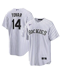 Nike Men's Ezequiel Tovar White Colorado Rockies Home Replica Jersey