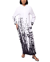 Dai Moda Women's Bali Tide Print Maxi Dress