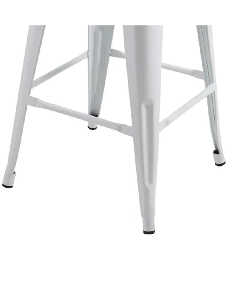 Counter Stool Chair with Footrest and Tapered Legs for Stylish and Comfortable Seating
