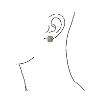 Bling Jewelry Bali Style Swirl Two Tone Wide Concave Half Hoop Clip On Earrings Non Pierced Ears Black Sliver Gold Plated Brass