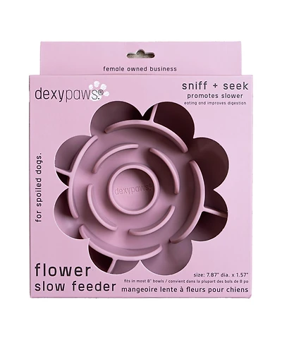 Flower Slow Feeder: Blush Pink