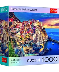 Trefl Red 1000 Piece Puzzle - Romantic Italian Sunset