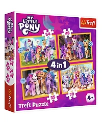 Trefl Red 4 in 1 Puzzle - My Little Pony - Meet the Ponies
