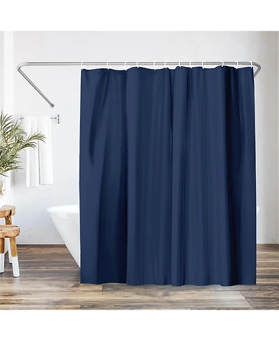 Americanflat 71x74 Solid Shower Curtain - Water Resistant