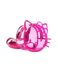 Hello Kitty Character Head Clear Adult Pink Pvc 12" Mini Backpack
