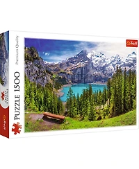 Trefl Red 1500 Piece Puzzle - Lake Oeschinen, Alps, Switzerland