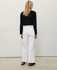 Mango Women's Catherin Culotte High-Rise Jeans