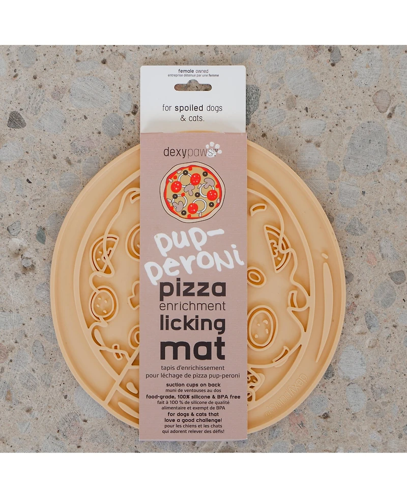Enrichment Lick Mat: Pup-peroni Pizza