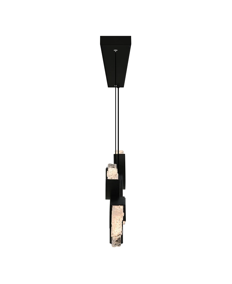 Cwi Lighting 13" Metal Moon Integrated Led Chandelier