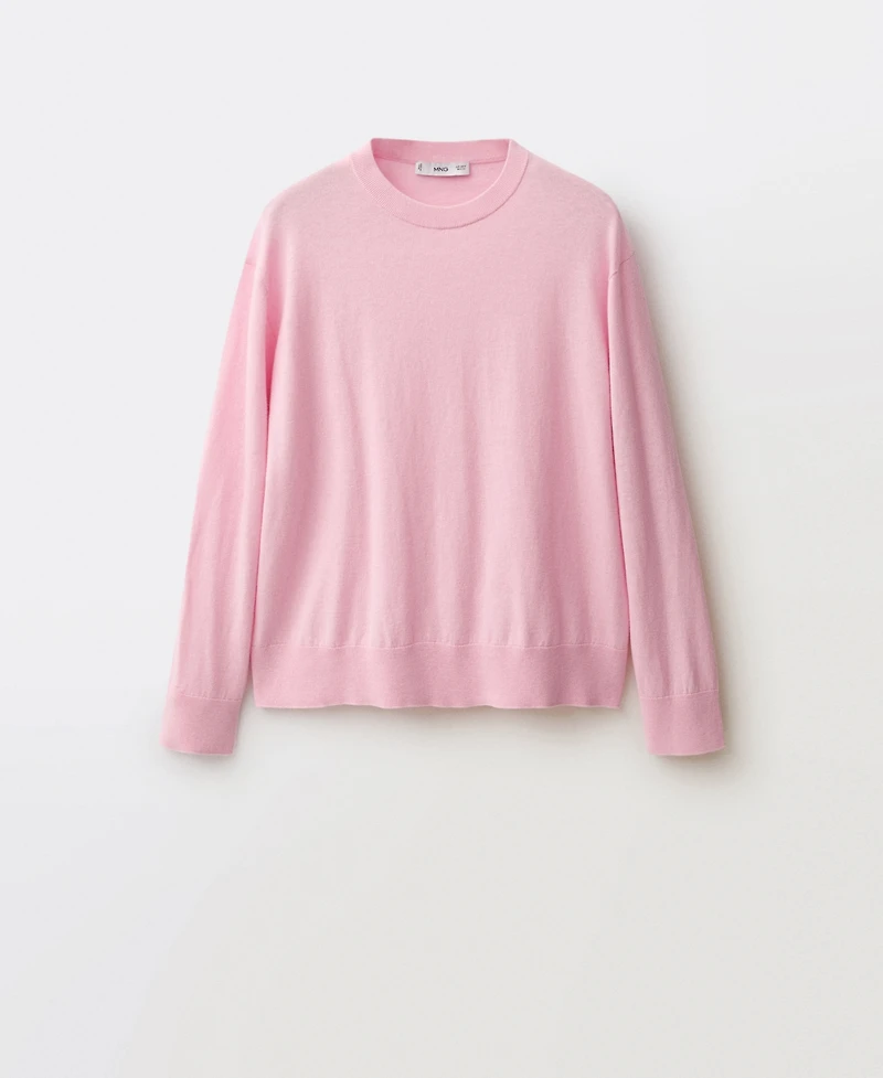 Mango Women's Wool-Blend Round-Neck Sweater