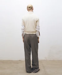 Mango Women's Wool-Blend Polo-Neck Sweater