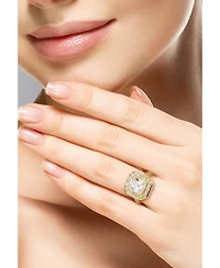 Rachel Zoe Sterling Silver Cocktail Engagement Ring
