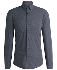 Boss by Hugo Men's Slim-Fit Performance Dress Shirt