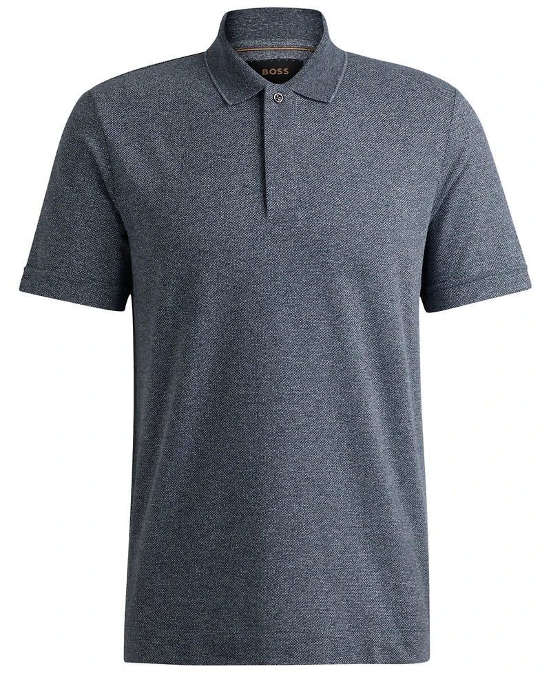Boss by Hugo Boss Men's Mouline Regular-Fit Polo Shirt