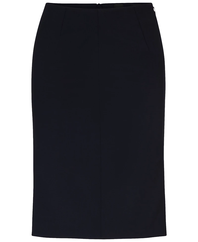 Boss by Hugo Women's Wool Slim-Fit Pencil Skirt