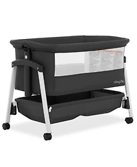Dream On Me Kids Calypso Portable Bassinet with Wheels Black