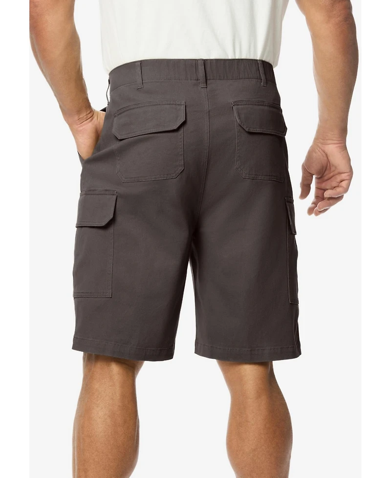KingSize Big & Tall Comfort Waist 10" Cargo Shorts