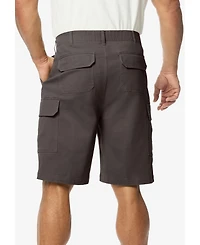 KingSize Big & Tall Comfort Waist 10" Cargo Shorts