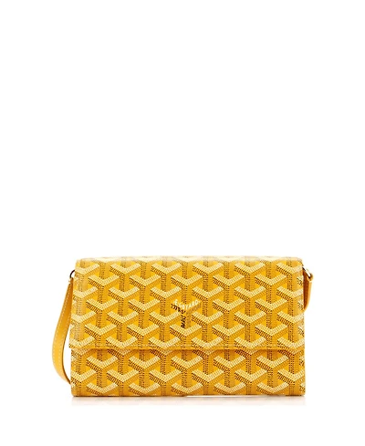 Pre-Owned Goyard Varenne Continental Wallet with Strap Coated Canvas