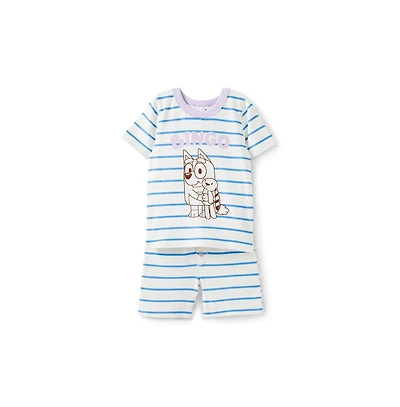 Cotton On Little Girls Little/Big Harlow Super Soft Short Sleeve Pyjama Set License