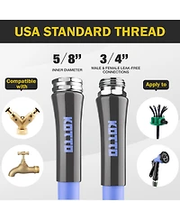 Kotto 100' Expandable Water Garden Hose Leak-Proof, All-Weather Heavy Duty
