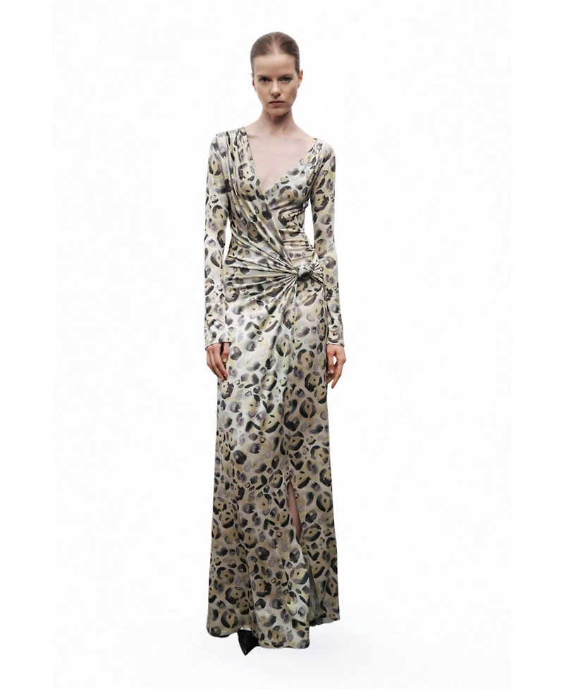 Nocturne Women's Twist Detail Maxi Dress