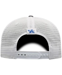 Top of the World Men's Gray/White Kentucky Wildcats Victory Baseline Trucker Adjustable Hat