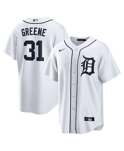 Nike Men's Riley Greene White Detroit Tigers Replica Player Jersey