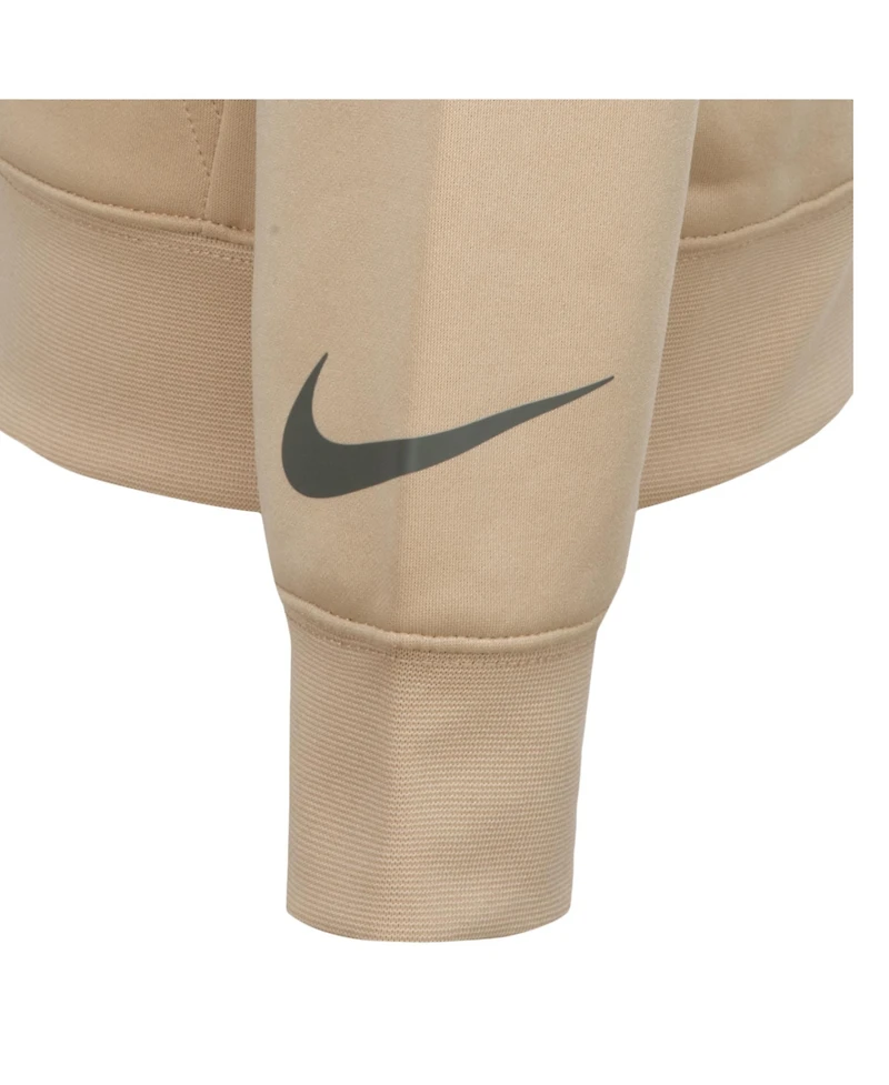 Nike Big Boys and Girls 3BRAND by Russell Wilson Tan All-Day Performance Pullover Hoodie