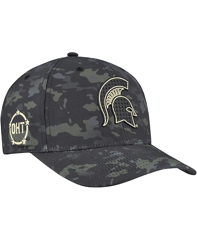Top of the World Men's Black Michigan State Spartans Operation Hat Trick Adjustable Hat