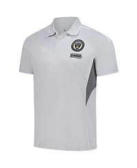 Adidas Men's Silver Philadelphia Union 2025 Training Polo Shirt