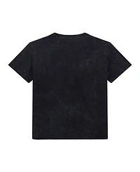Guess Big Boys Short Sleeve Screen Print and Embroidered T-Shirt