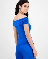 I.n.c. International Concepts Petite Off-The-Shoulder Top, Exclusively at Macy's