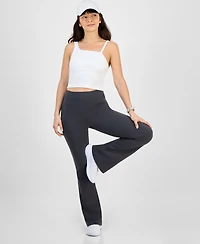 Id Ideology Women's Studio High Rise Flare Leggings, Created for Macy's
