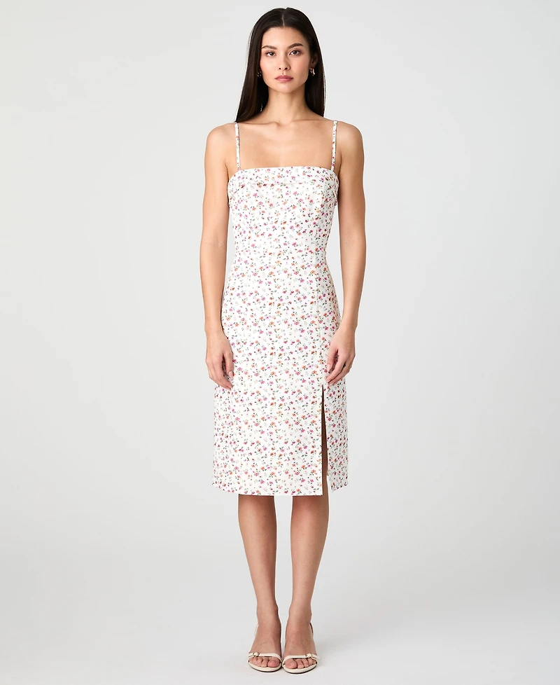 French Connection Women's Echo Crepe Strappy Midi Dress