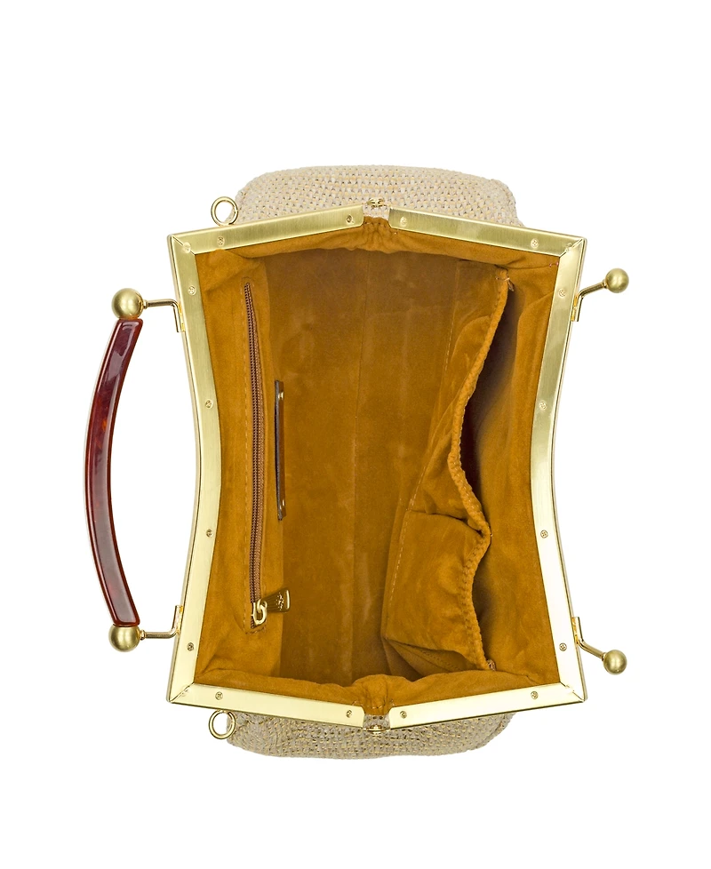 Patricia Nash Kelmscott Frame Medium Satchel Bag