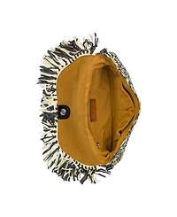 Patricia Nash Loulia Medium Straw Clutch Crossbody Bag