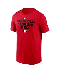 Nike Men's Red Georgia Bulldogs Local Campus T-Shirt