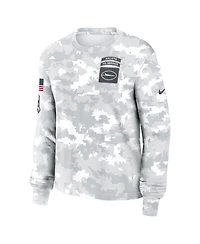 Nike Women's Arctic Camo New York Jets 2024 Salute To Service Long Sleeve T-Shirt