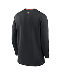 Nike Men's Black San Francisco Giants Authentic Collection Performance Half-Zip Top